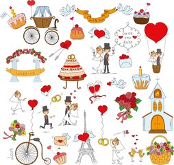 Каракули набор свадьба