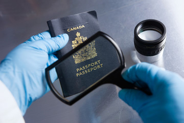 Counterfeit passport