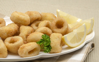 Fried calamari