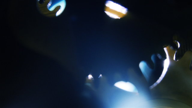 Clock gears mechanism. Close up