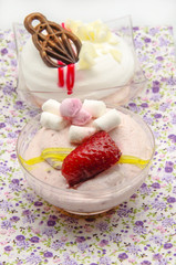Mousse cold whipping cream