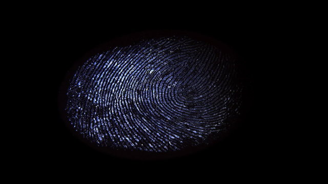 Leave a thumb print on the glass