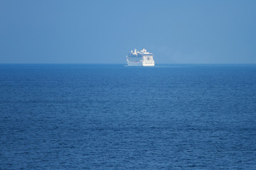 Large ship at sea