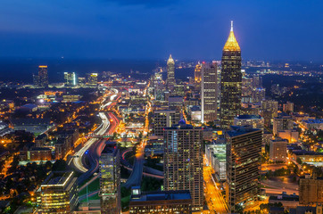 Fototapeta premium Skyline of downtown Atlanta, Georgia