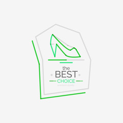 Minimal line design shopping stamps, best choice