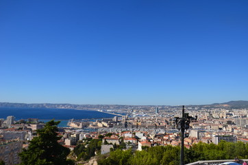 Obraz premium Vue panoramique de Marseille 