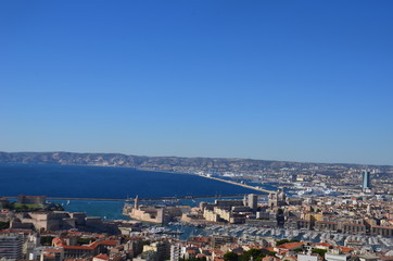Vue de Marseille depuis la 
