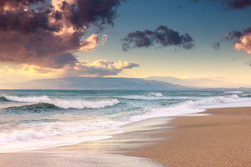 Sea sunset