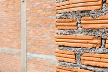 brown brick wall texture background