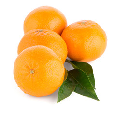 Ripe tangerine or mandarin