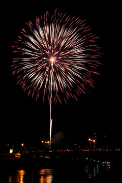Fireworks Burst - Stock Image