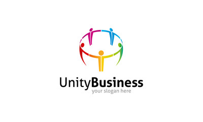 Fototapeta na wymiar Unity Business Logo