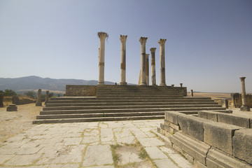 Fototapeta premium Roman ruins of Volubis, Morocco
