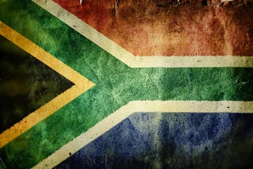 Fototapete Südafrika Flagge von Südafrika
