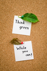 Think green