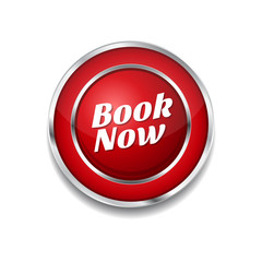Book Now Red Vector Icon Button