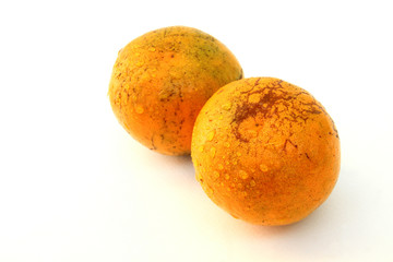 two oranges