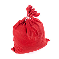 Santa Claus red bag