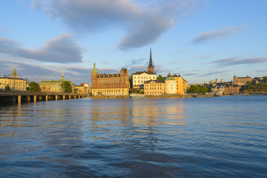 Riddarholmen island, Old Town in Stockholm, Sweden