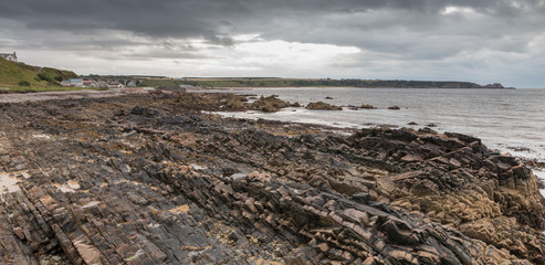 Basalt rock formations