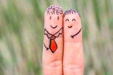Happy two fingers