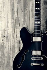 blues guitar vintage photo