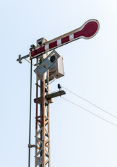 Old signal pole