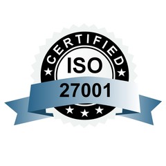 ISO certified silver emblem
