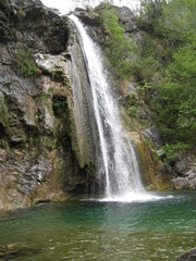 Obraz premium Wodospad Trentino