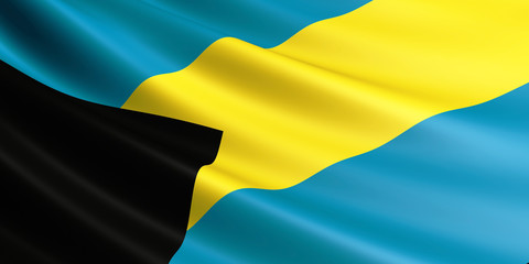 Bahamas flag.