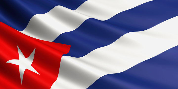Cuba flag.