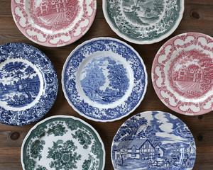 Vintage plates