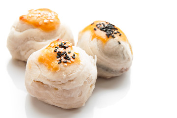 Chinese Pastry or Moon cake, dessert for Chinese new year.