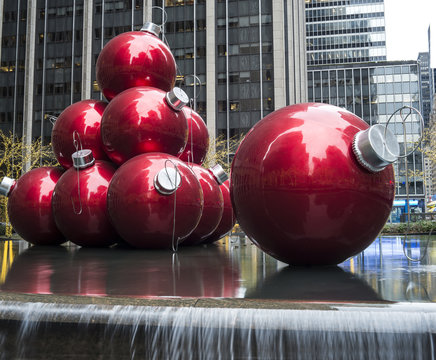 Giant Christmas Ornaments