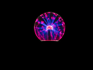 electric spark on plasma ball