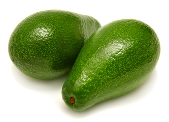 Two avocados