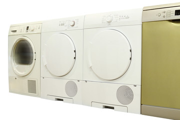 washing machine isolated on a white background