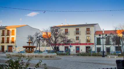Vista urbana de Illescas,Toledo,Espa&ntilde;a