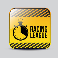 Race design, vector illustration.