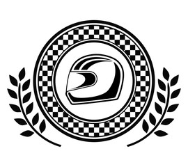 Race design, vector illustration.