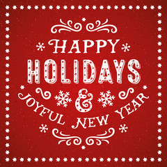 Holiday Decorations Card