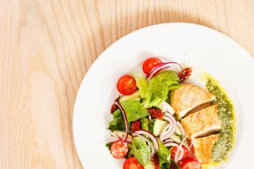 chicken breast with vegetables