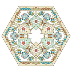 artistic ottoman pattern series four