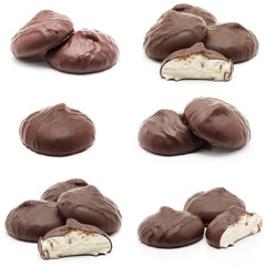 candy chocolate collections isolated 