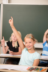 Mädchen in der Grundschule