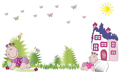 Bebés en el campo 3.