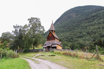 Urnes stave church in Norway © LevT