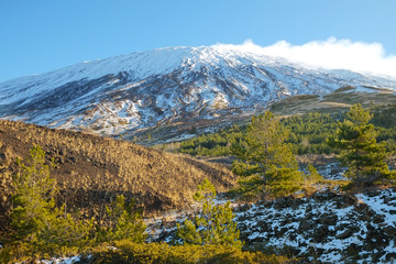 Snowy Etna National Park, Sicily