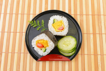 美味しそうな巻き寿司