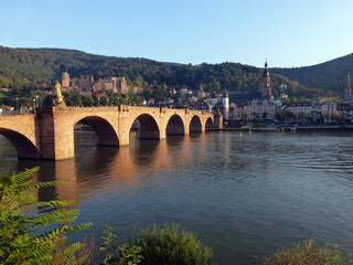 Fototapeta premium Alte Brücke in Heidelberg